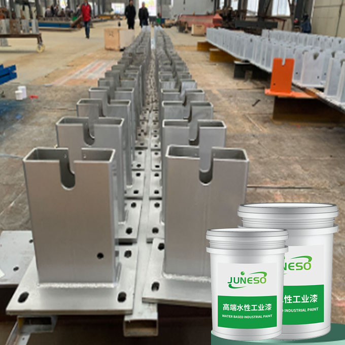 Water-based silver powder paint